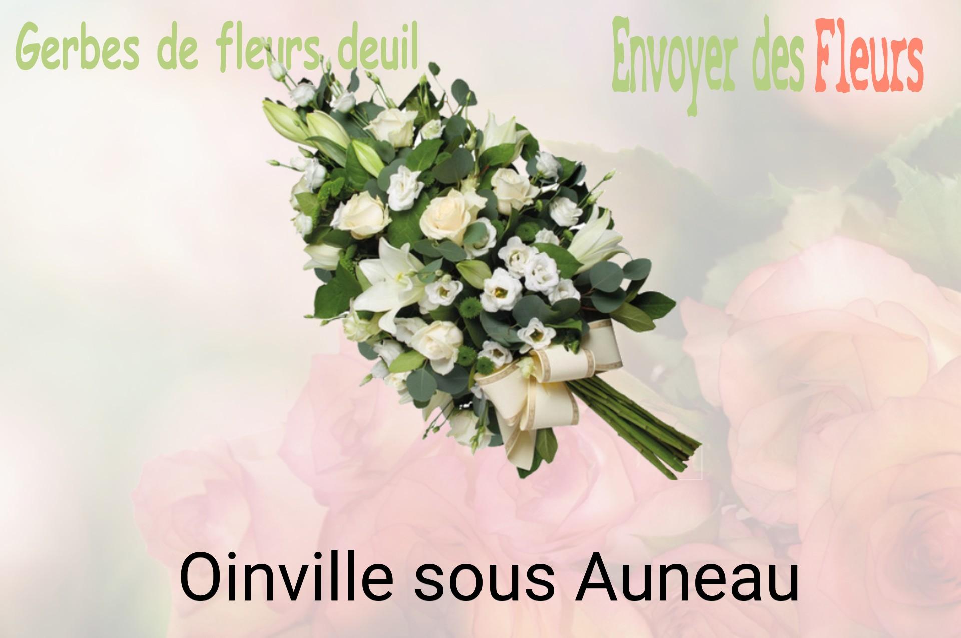 Gerbe de fleurs de deuil livrée à Oinville-sous-Auneau